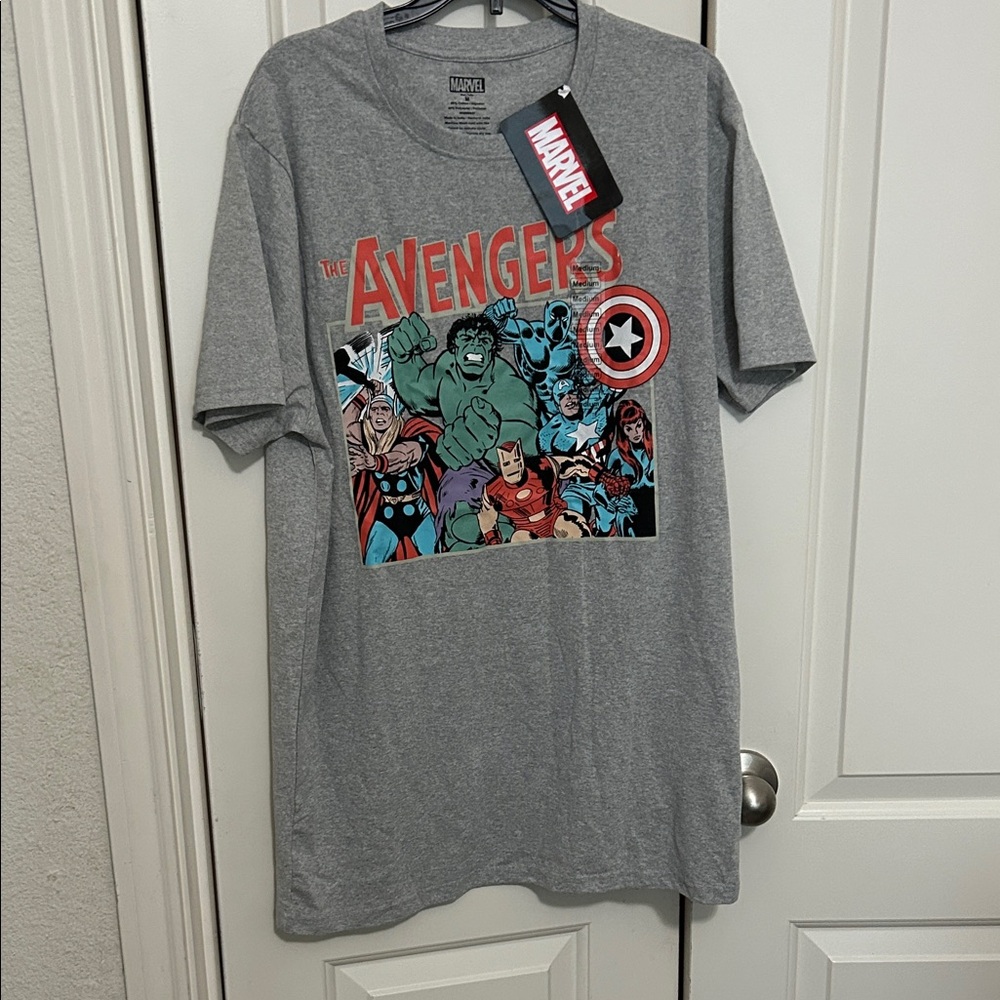Marvel Avengers Graphic Tee in Gray